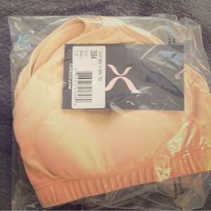 Beige Bra clear straps small x2